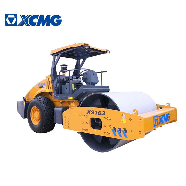 XCMG Official 16 ton Road Rollers XS163 China Single Drum Vibratory Road Roller Compactor for sale